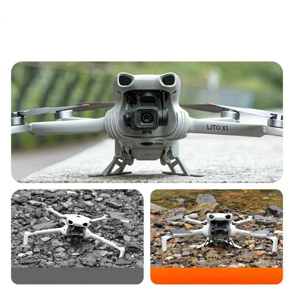 Extension Leg Support For For STARTRC Drone Foldable Landing Gear Protective Guard Stand Accessory Gray Stabilizer