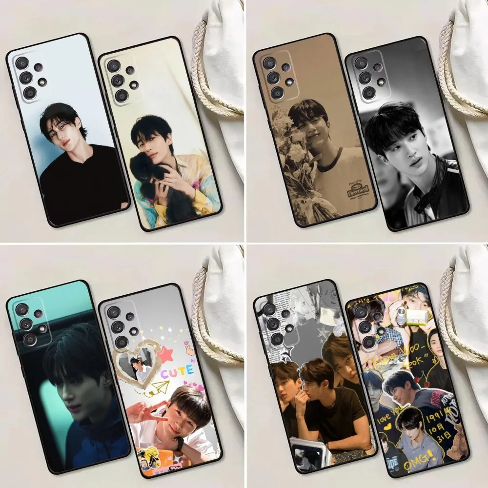 B-Byeon W-Woo Seok Phone Case For Samsung Galaxy A13,A21s,A22,A31,A32,A52,A53,A71,A80,A91 Soft Black Phone Cover