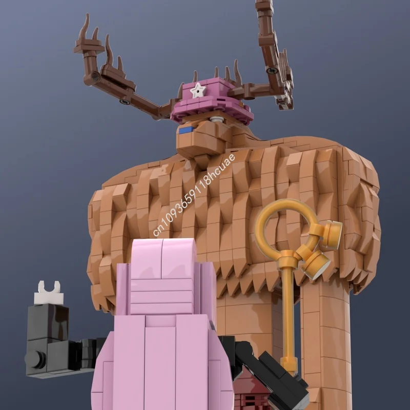 1310 pièces MOC Monster Point Chopper une pièce modèle de construction cadeau de noël blocs jouet Architecture assembler idée créative brique