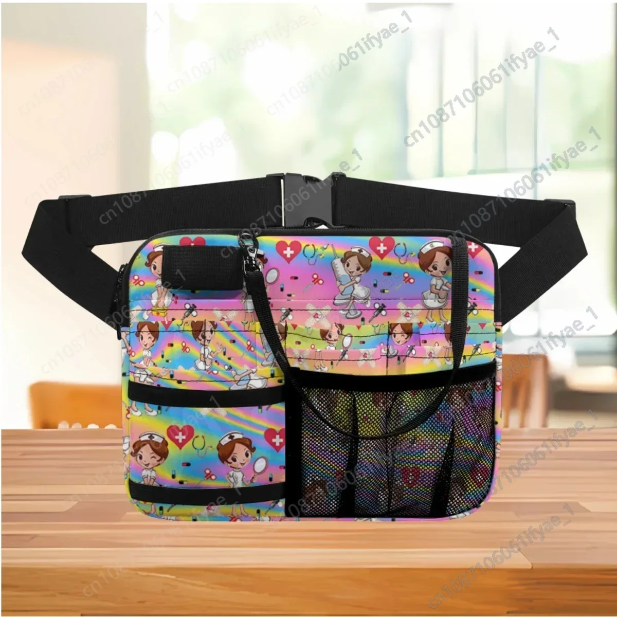 Gradient Healthcare Medical Nurses Luxury Designer Waist Bag Female Multi Pockets Practical Portable Adjustable Belt Bags Gift