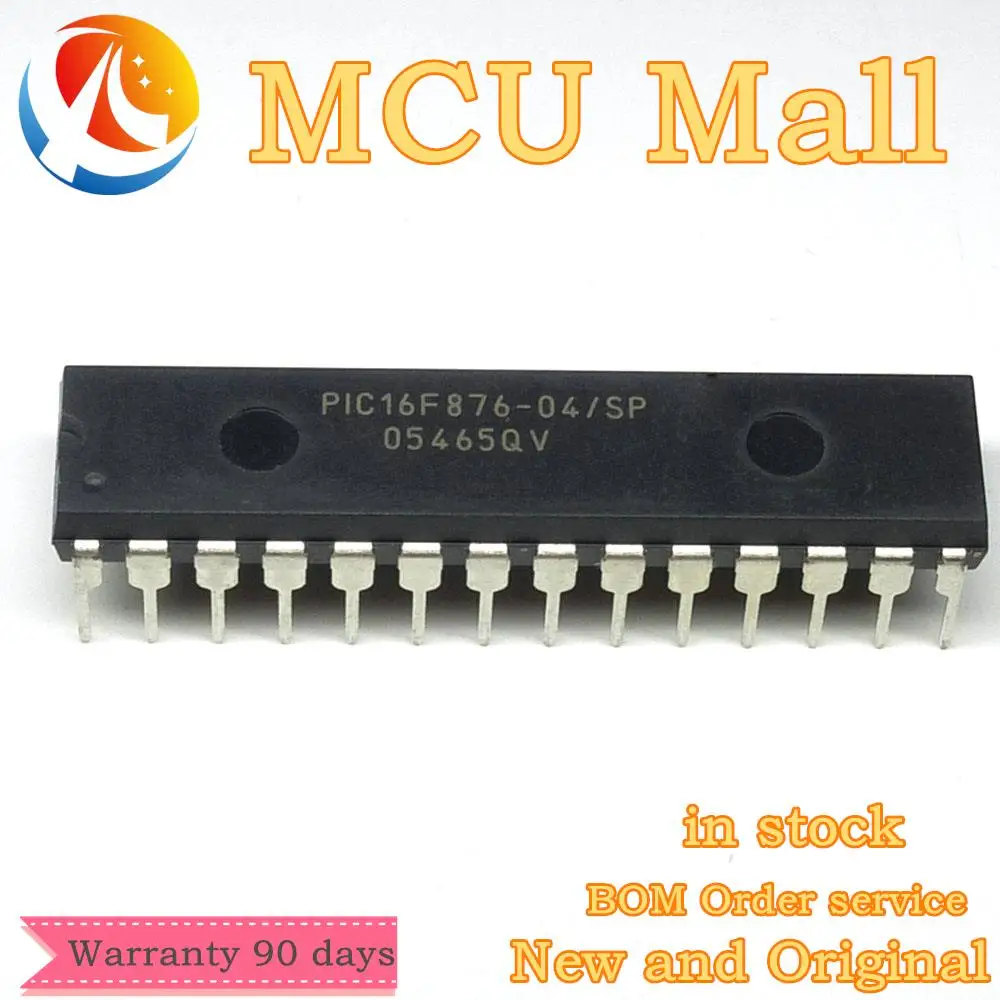 1PCS  PIC16F876-04/SP PIC16F876 16F876-04/SP 16F876 DIP28 IC