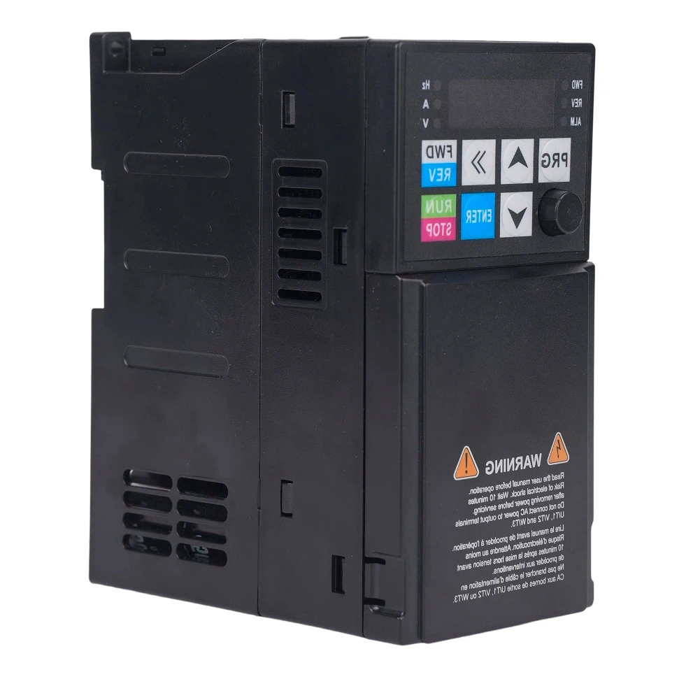 VFD Frequency Converter 220V 1-Phase Input 3phase Output 0.75kW Speed Controller Equipped With Oversized Heat Sinks