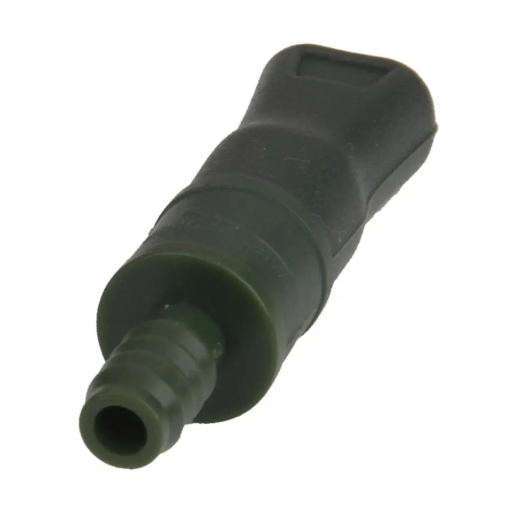 Outdoor Hydration Pack Bite Valve Army Green Plastic Replacement Water Bladder Tube for Cycling