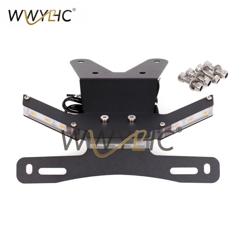 Suitable for Kawasaki Ninja Z250 NINJA300 Turn Signal Short Tail License Plate Holder Motorcycle License Plate Holder Photo