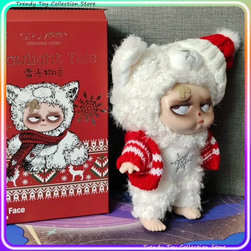 

25CM New Sleepless Grumpipi Insomnia Rampage Doll Series Rubber-Elastic Plush Blind Box Backpack Charm Christmas Holiday Gifts