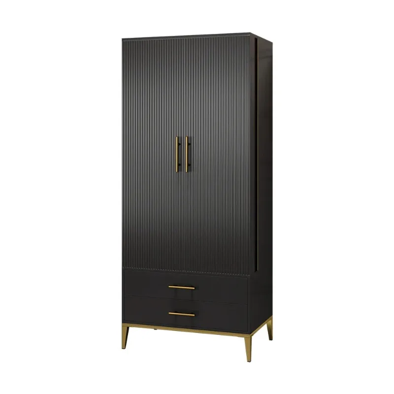 Multifunctional storage home bar cabinet built-in wine glass holder