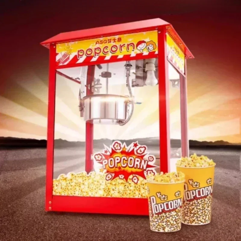 Commercial fully automatic popcorn machine electric popcorn machine intelligent long-term heat preservation