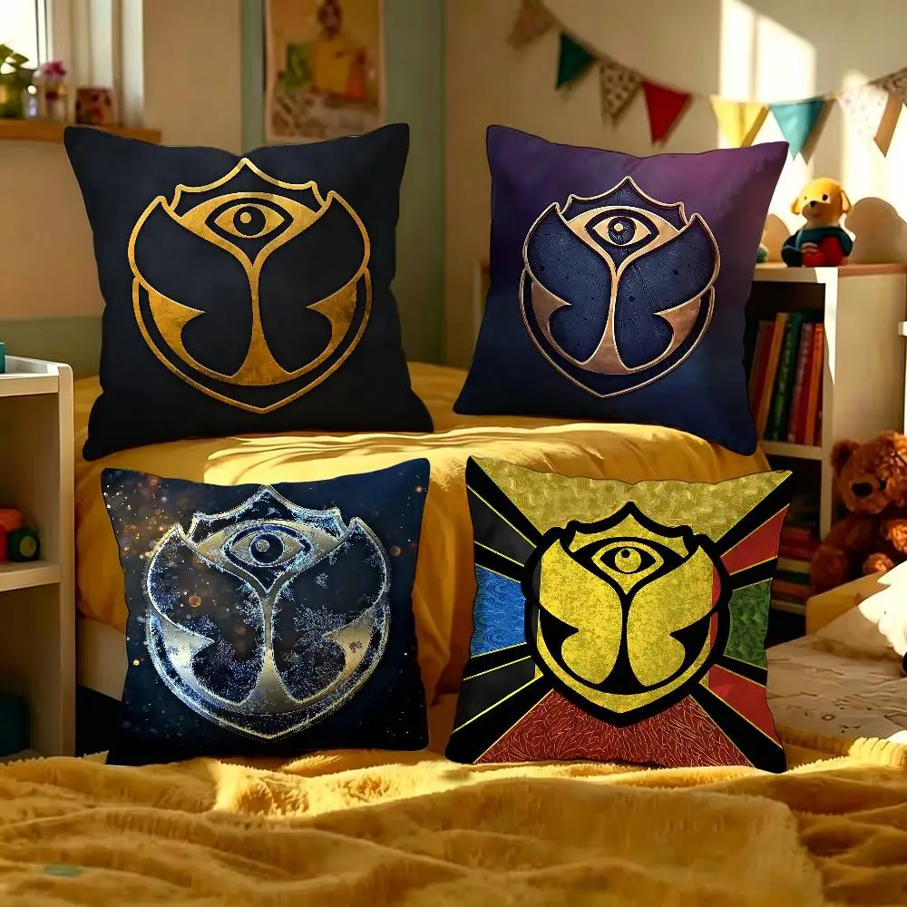 Fashion T-Tomorrowland Cushion Cover Car Throw Pillow Case For Sofa Car Christmas Gift 40x40cm 45x45cm