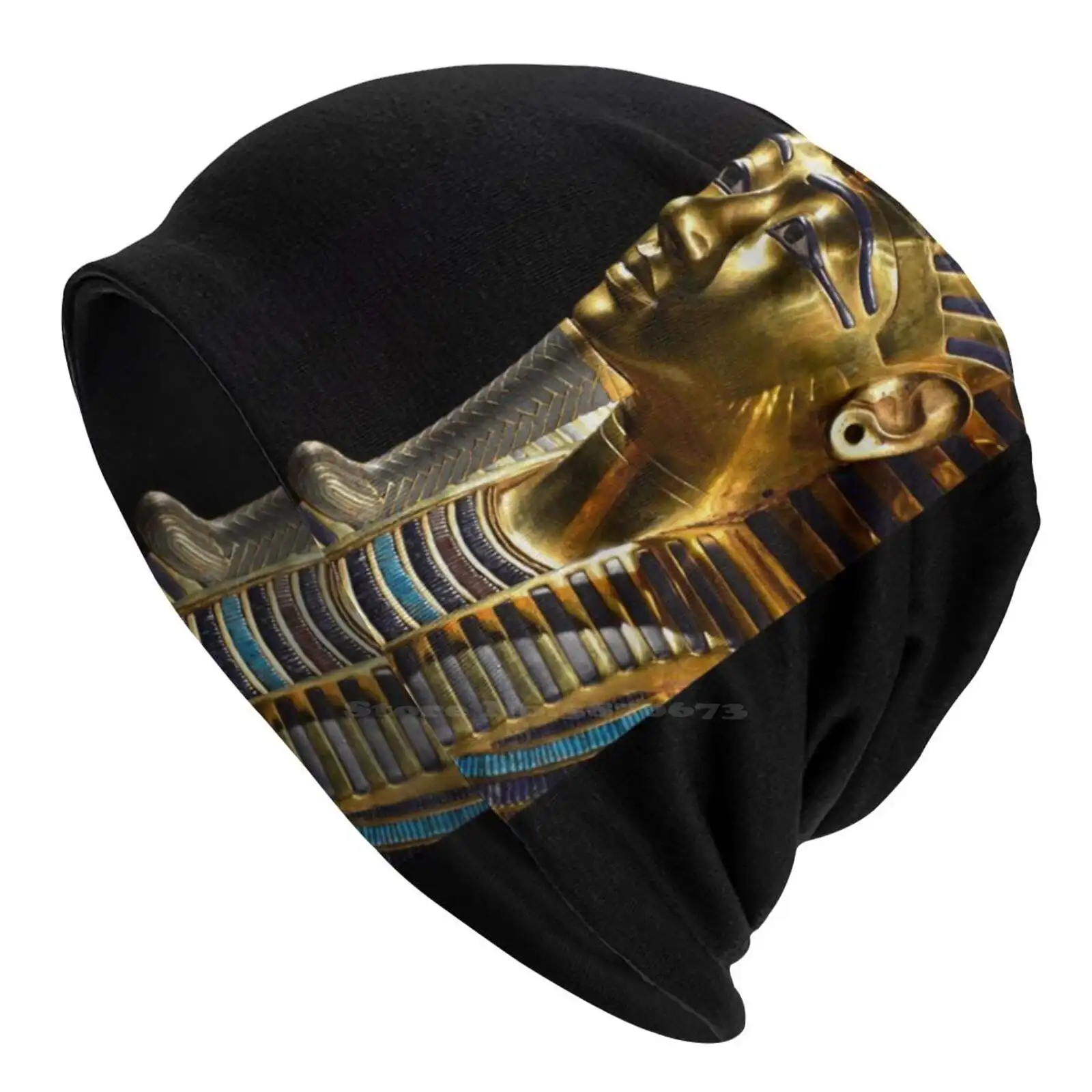 Tutankhamun Gebreide Muts Warme Beanie Outdoor Caps Tutankhamun King Tutankhamen Tutankamoun Farao Oude Egypte Howard