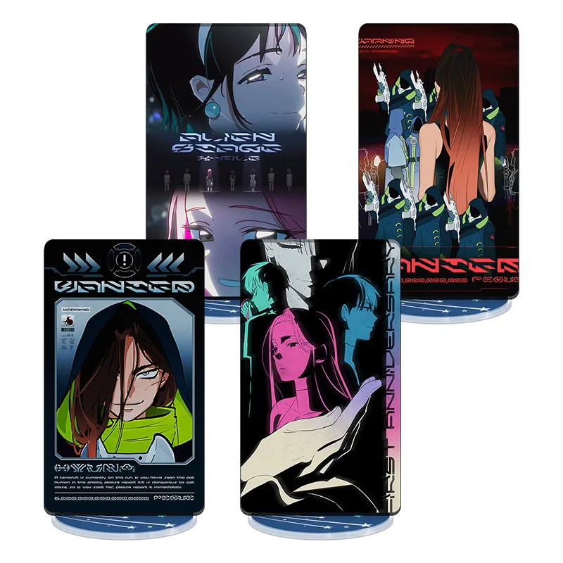 New Anime Figures Alien Stage Pajamas Stand Hyuna Ivan Luka Mizi Sua Till Acrylic Desktop Stand Model Figure Standing Decor Toy