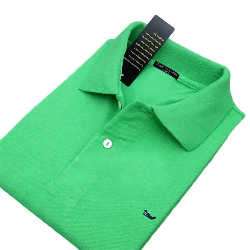 Top Quality 2022 Solid Color Mens Polos Shirts 100% Cotton Short Sleeve Casual Polos Hommes Fashion Summer Lapel Male Tops 811