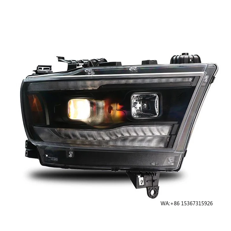 Lampu Proyektor Headlamp LED Strip Headlamp 68360176 AD Lensa Smoky Ganda