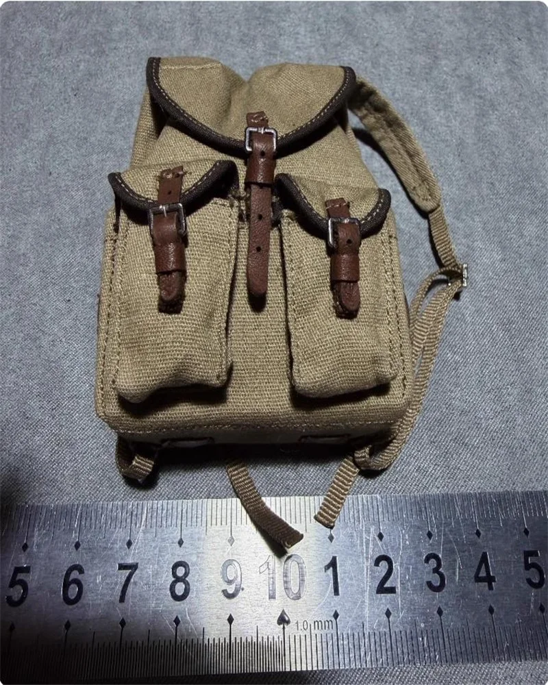 

Snail 1/6 Scale Soldier WWII Leather Backpack DIY Model Accessories Fit 12" Action Figure Body In Stock