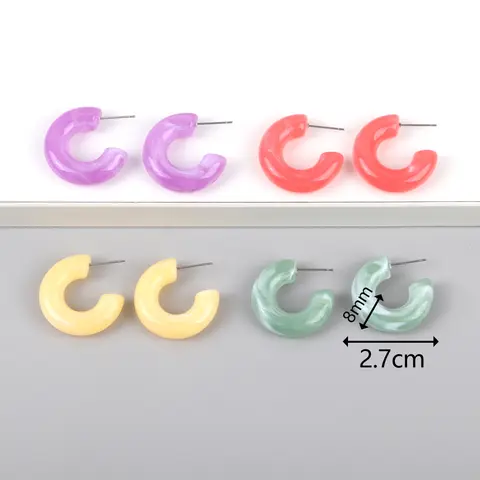 10 best sales c-formade örhängen - №7