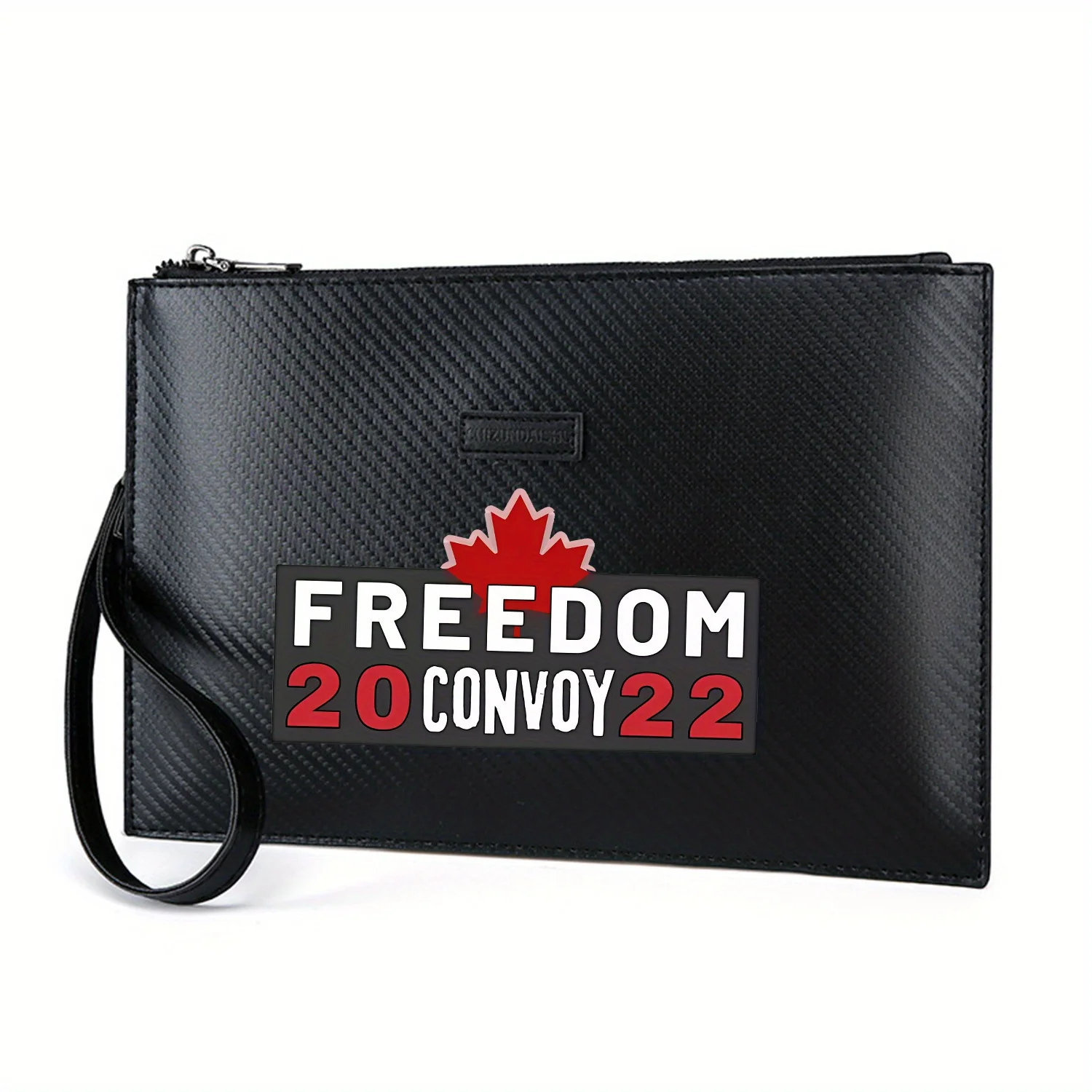 

Freedom Convoy Maple Leaf Design 2022, элегантная мужская сумка из искусственной кожи с принтом, модная и практичная для повседневной носки