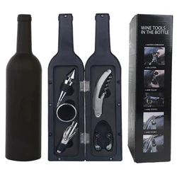 Multi-function Wine Bottle Opener Set, Bar Sets, Bottle-Shaped Holder, Gift, Bar Accessories