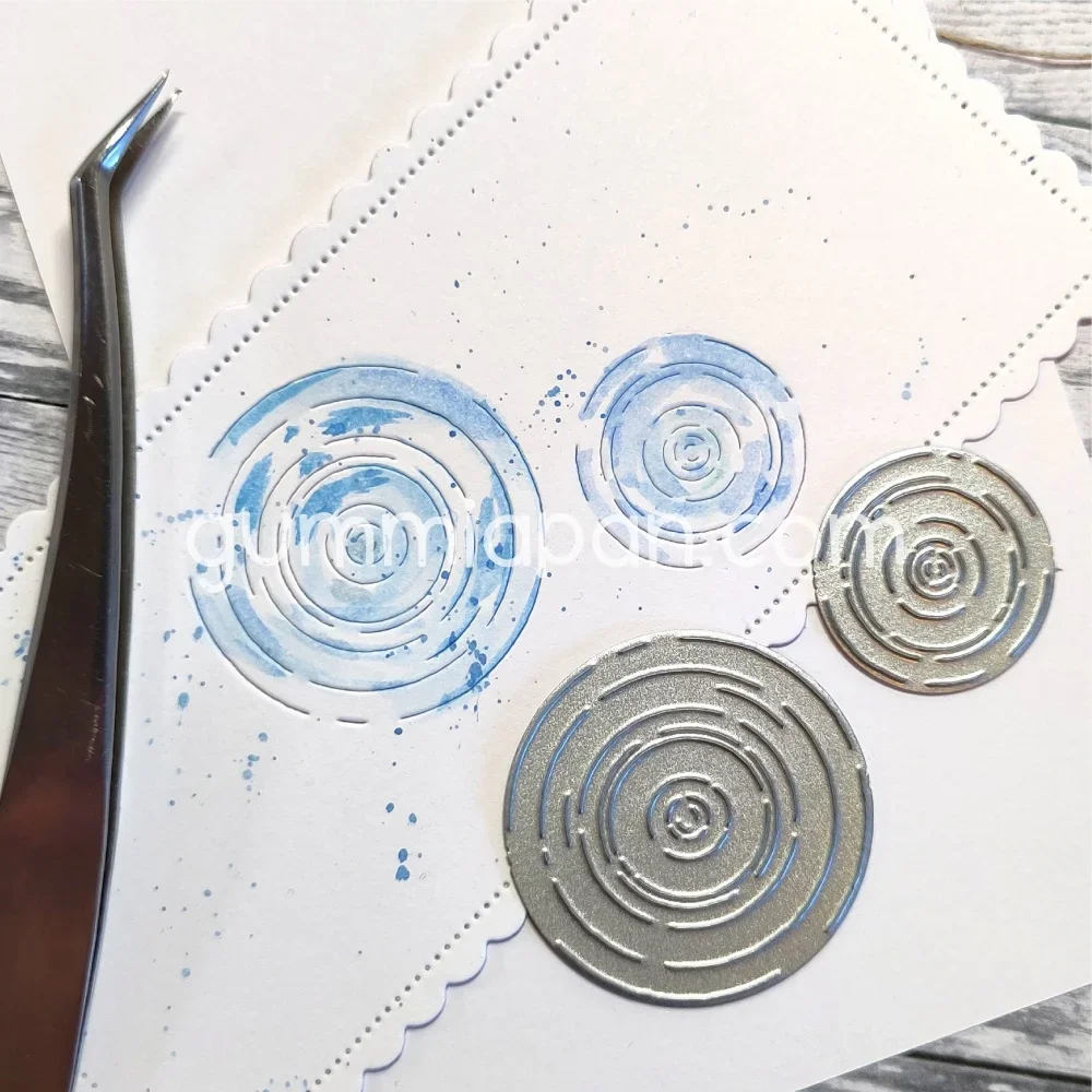 Ripples in Water Metal Cutting Dies 2024 New Cut Scrapbook Craft Decoration Embossing Template DIY Greeting Card Handmade