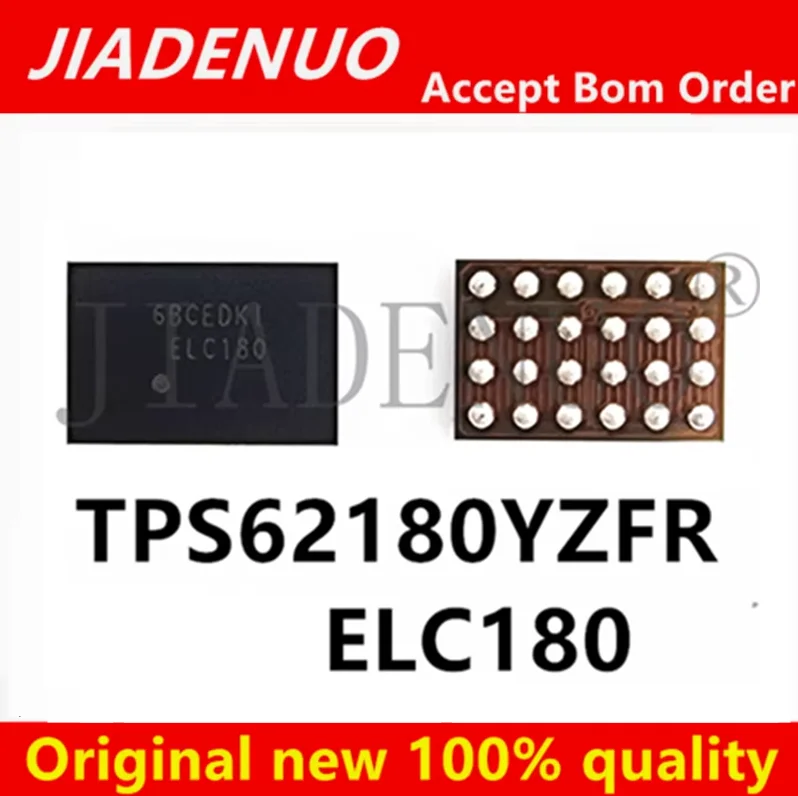 (1pcs)100% Original New Hard Disk Power Supply IC U9080 TPS62180YZFR TPS62180 Printing Silk ELC180 BGA Chipset