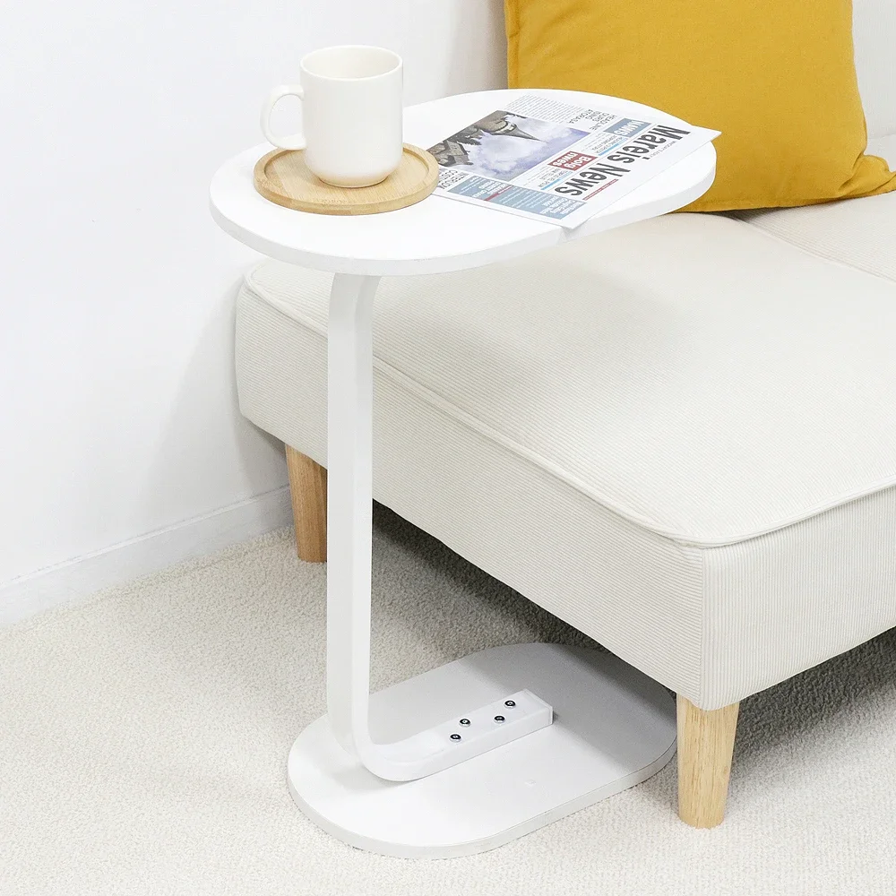 Easy Life Round Sofa Side Table Ivory