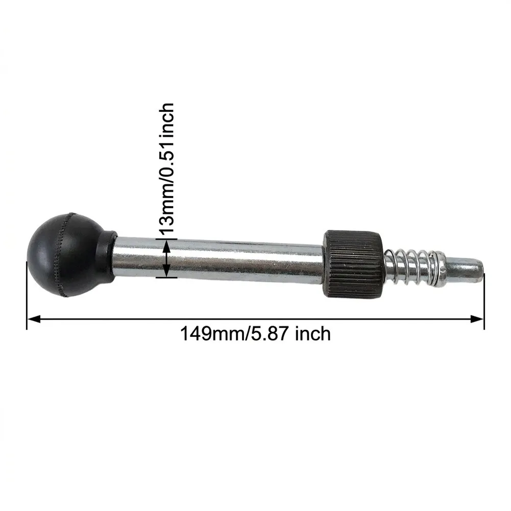 Quick-Release Locking Pin For Inversion Beds 18mmX1.5 Threaded Safety Pin Stainless Steel And Plastic Knob For For Gym Machines
