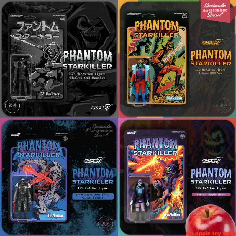 

In Stock Super7 Killer Bootlegs Phantom Starkiller Red Baron ReAction Figure Toy Collection Gift Boy Doll Halloween Birthday