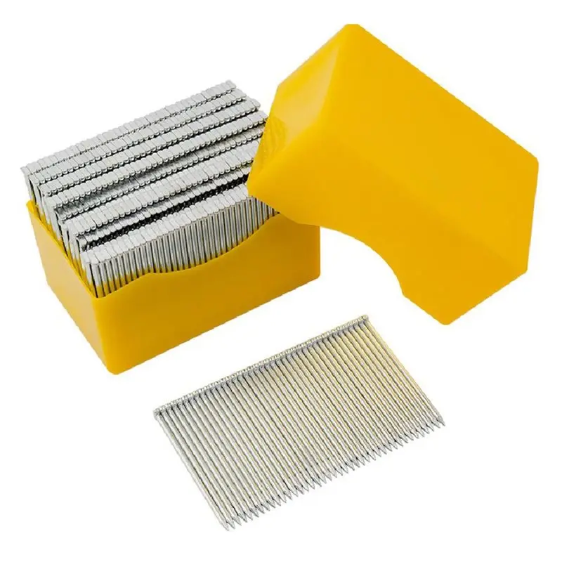 Clous en béton armé ST38 robustes, compatibles avec les outils de clouage pneumatique et les projets de construction, 1000 pièces, 38 mm, clous en ciment