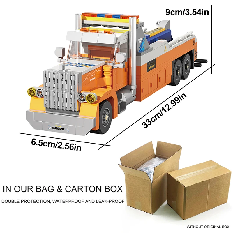 MOC 66028 ビルディングブロックおもちゃ シティ アメリカンスタイル ロードトレーラーモデル ブロック組み立てゲーム DIY おもちゃ クリスマスプレゼント 男の子 子供向け