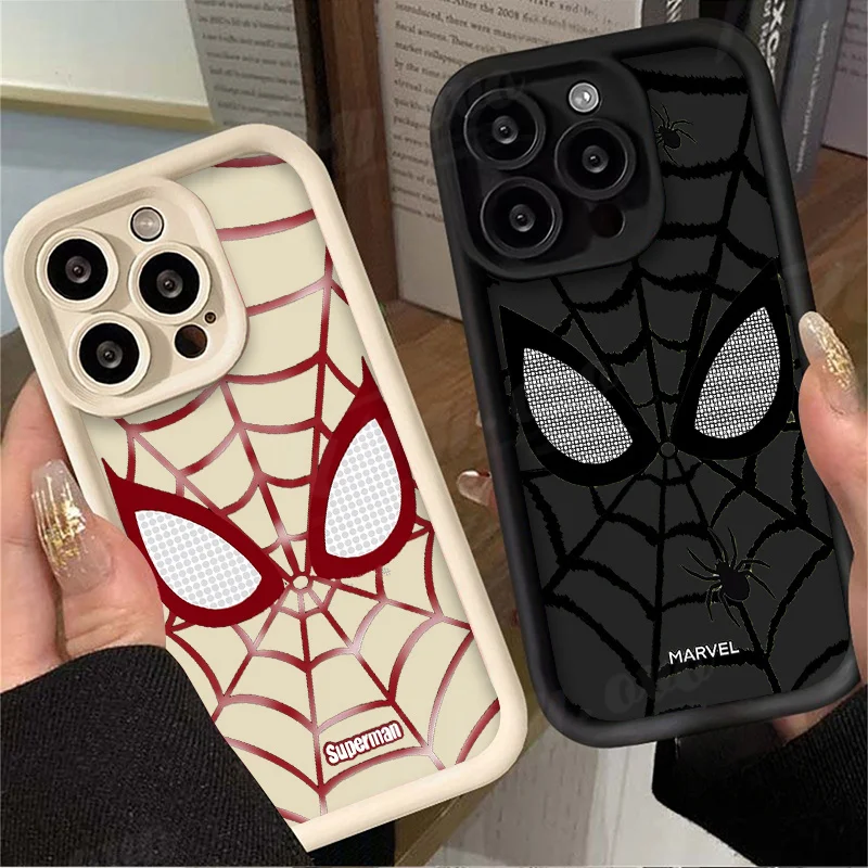 3D Anime Marvel Spider Man Soft Case for Xiaomi POCO X6 X5 X4 GT F3 F4 F5 M6 Pro X3 NFC Mi 13T 12T 11T 13 12 11 Lite 5G NE Cover