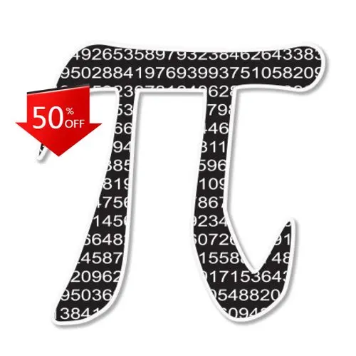 

Pi with Numbers Vintage Car Boat Laptop Bumper Waterproof Vinyl Decal Decoration Trendy Funny Cute Cool