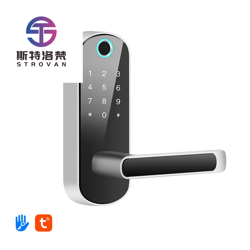 

STLF Source Price American Style Lock Smart Qr Code Outdoor Battery Waterproof Ip68 Home Electrical Aluminum Smart Door L