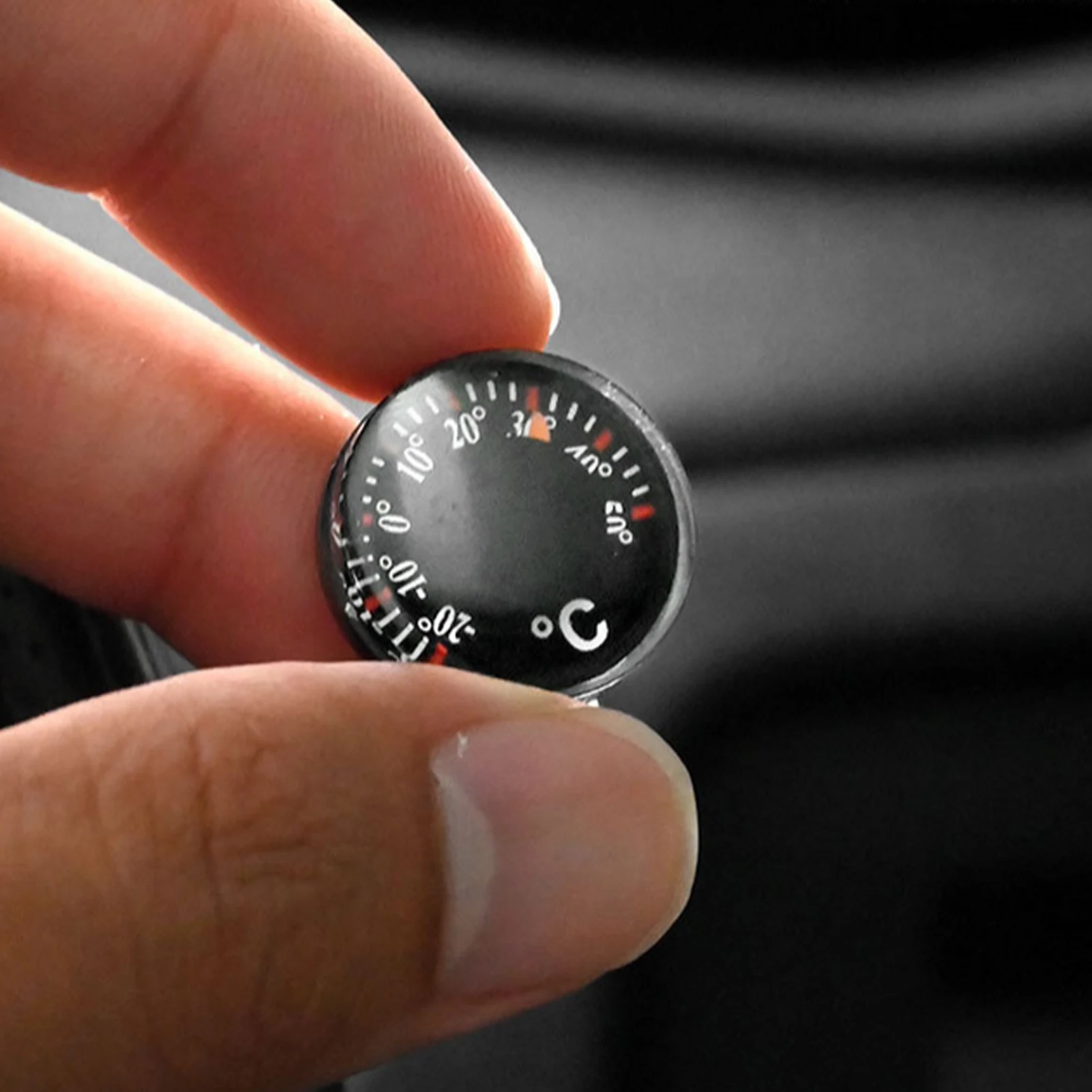 Car Accessories Inside - 1 Parçalı Mini Araba Termometresi, Pilsiz