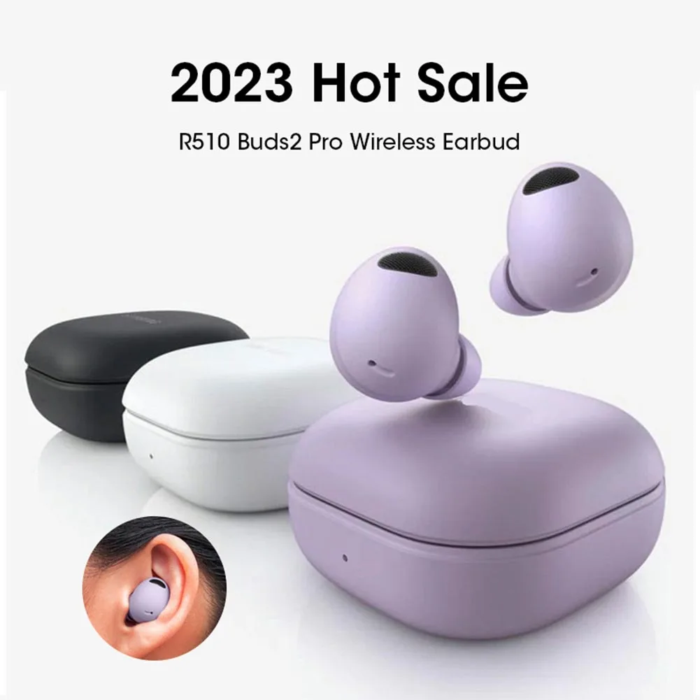 For Galaxy Buds2 Pro Wireless Earphone Noise Reduction Bluetooth-Compatible with Charging Box for Samsung Android Buds Buds2 Pro