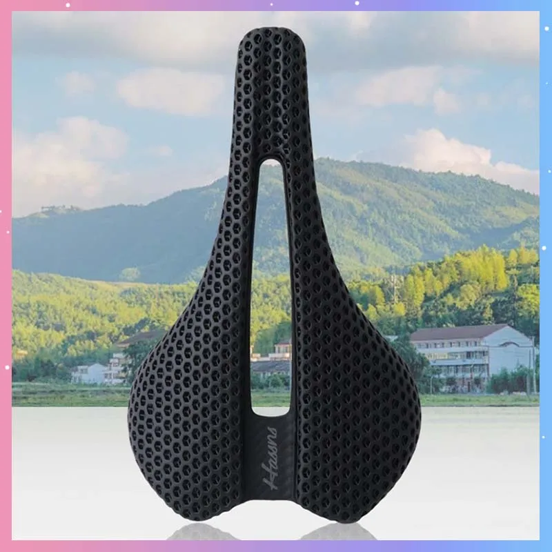 

3D Printed Bicycle Saddle Hollow Honeycomb Structure Breathable Ergonomic Seat For Road Bicycle Mountain Bike Cycling Seat