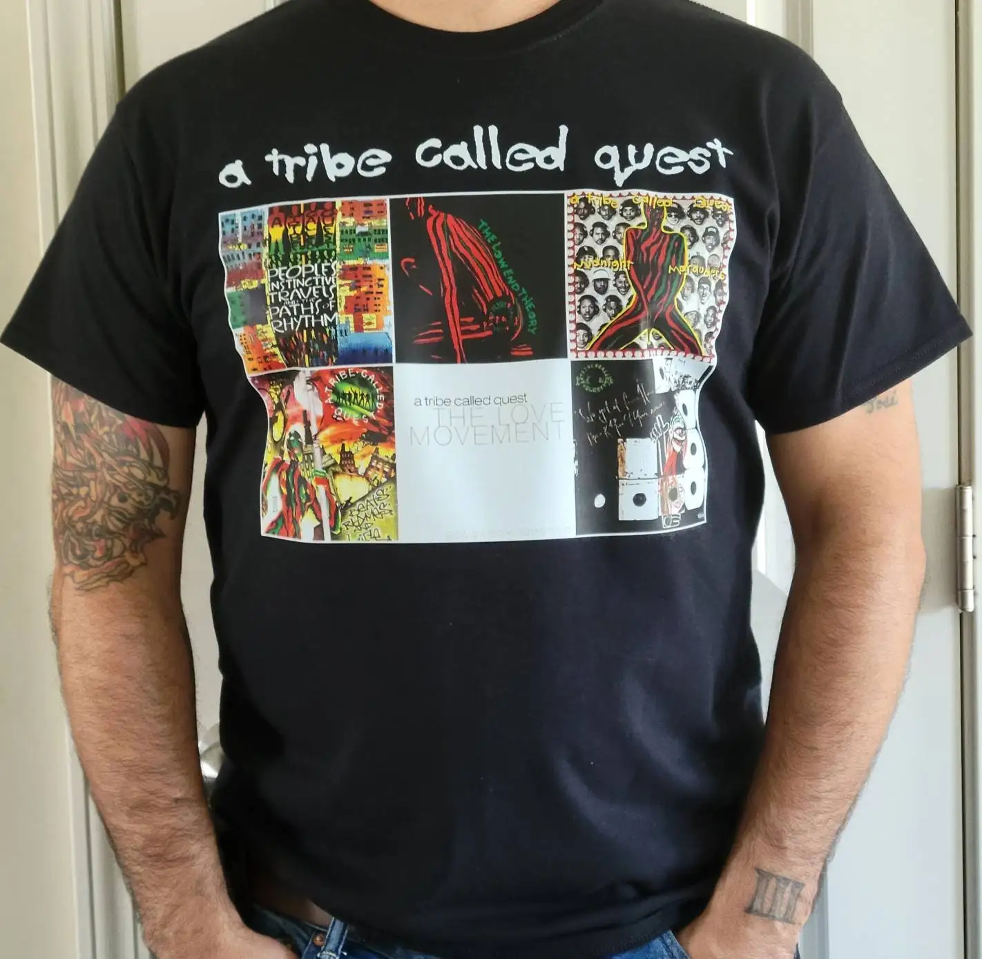 T-shirt de collage d'album A Tribe Called Quest