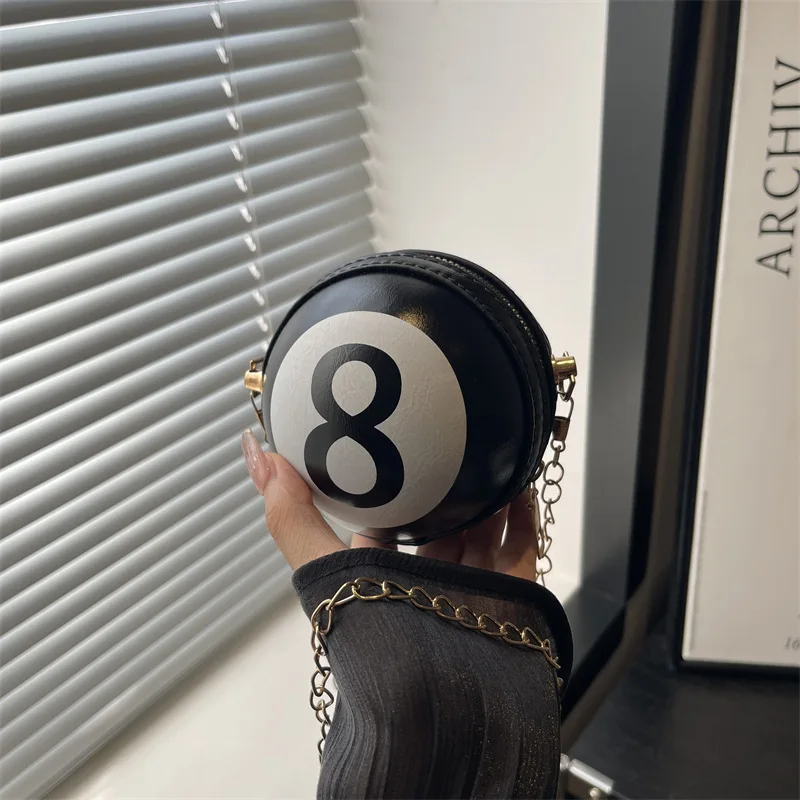 

Новая модная и креативная сумка через плечо с цепочкой, застежка-молния, универсальные повседневные мини-сумки на плечо с цифровой печатью