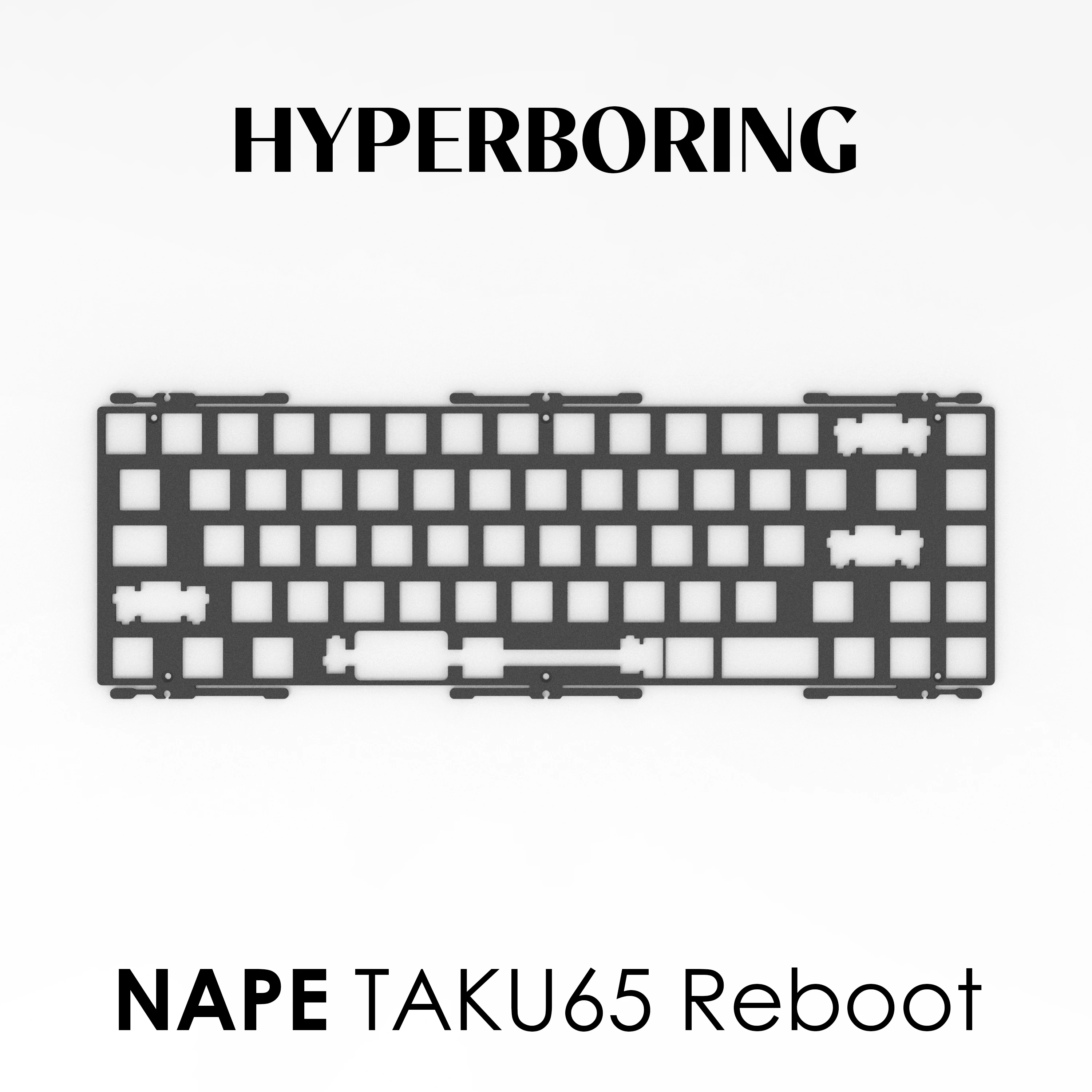 Taku 65 Keyboard Positioning Board PP/PC/FR4/aluminum/forged Carbon Positioning Board Customized Mechanical Keyboard Accessories