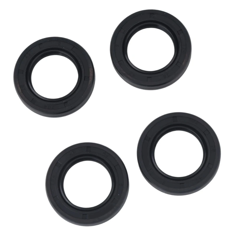 399781 399781S Oil-Resistant Rubber Engine Oil Seal, 4-Piece Replacement Pack