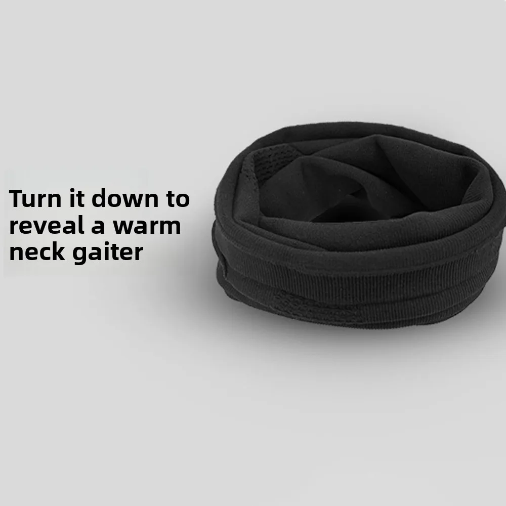 

Windproof Warm Riding Mask Empty Top Neck Protection Warm Face Cover Solid Color Breathable Cycling Face Mask Cycling