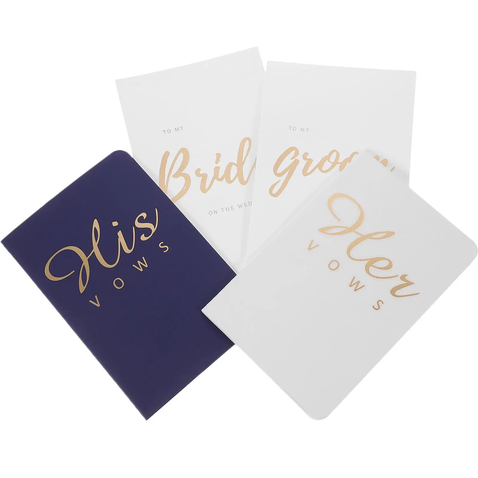 Wedding Vow Oath Book Vows Cards Bride Wedding Swearing Books Groom Speech Paper Modern White Decorative Notebook Theme Events