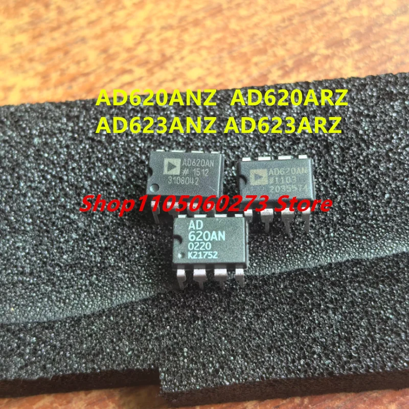 1PCS New original AD620ARZ AD620ANZ low power instrumentation amplifier chip SOP-8/DIP