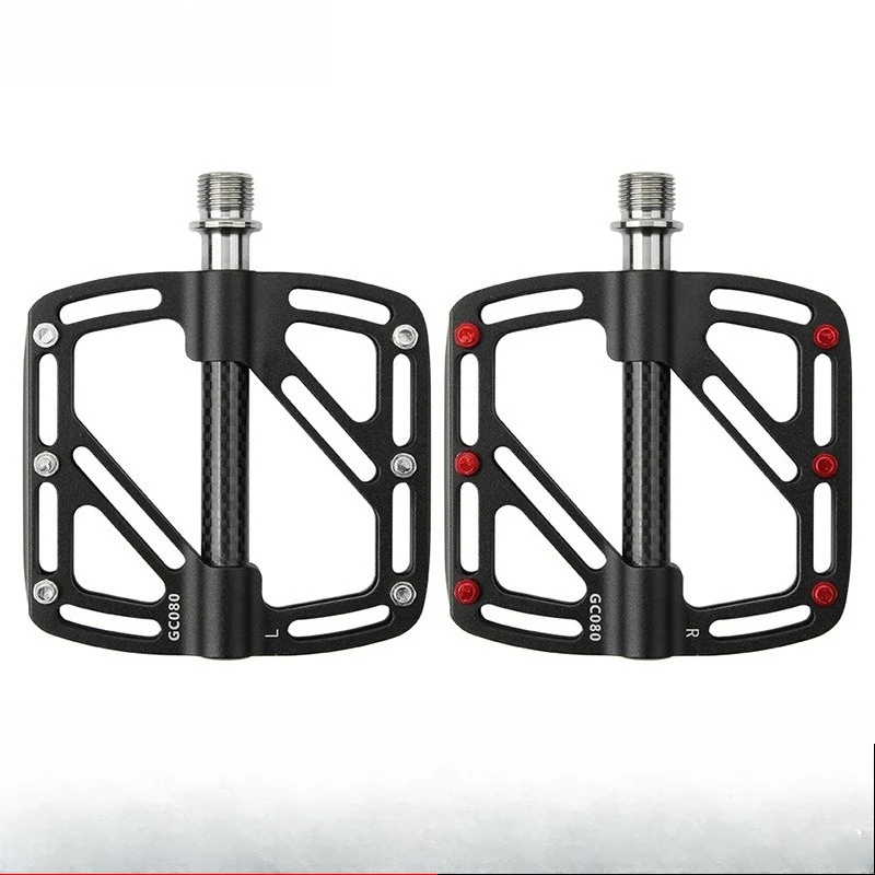 

Mountain bike pedal bearing carbon fiber triperin aluminum alloy ultralight road bike general bicycle pedal