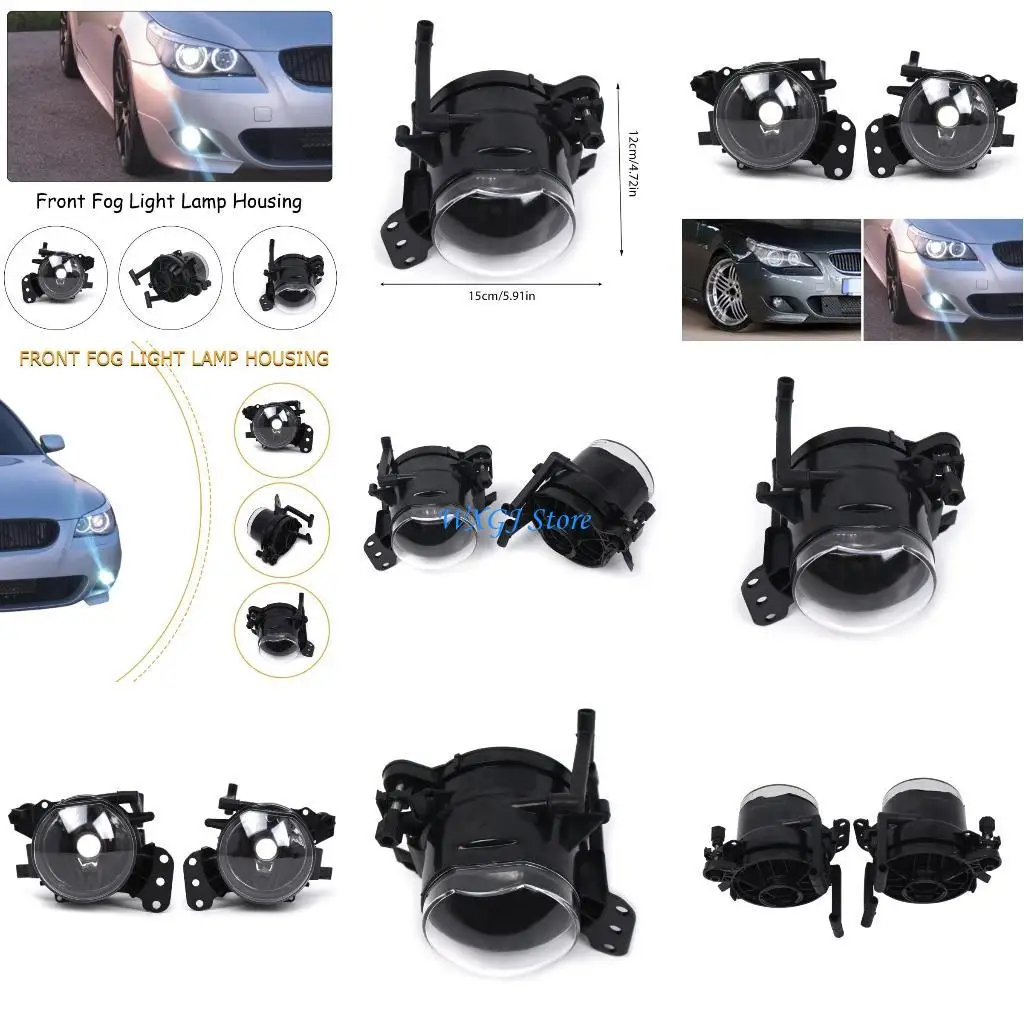 

37JE Left / Right 63177897187 Car Fog Light Housing for E60 528I 535I 04-10 Fog Lamp Case 63177897188