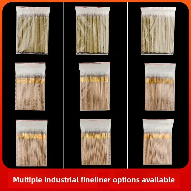 L/M/S Size Weasel Hair Bamboo Rod Hook Line Brush Industrial Brush, Adhesive Brush, Line Drawing Pen, Painting Pen, Art Supplies