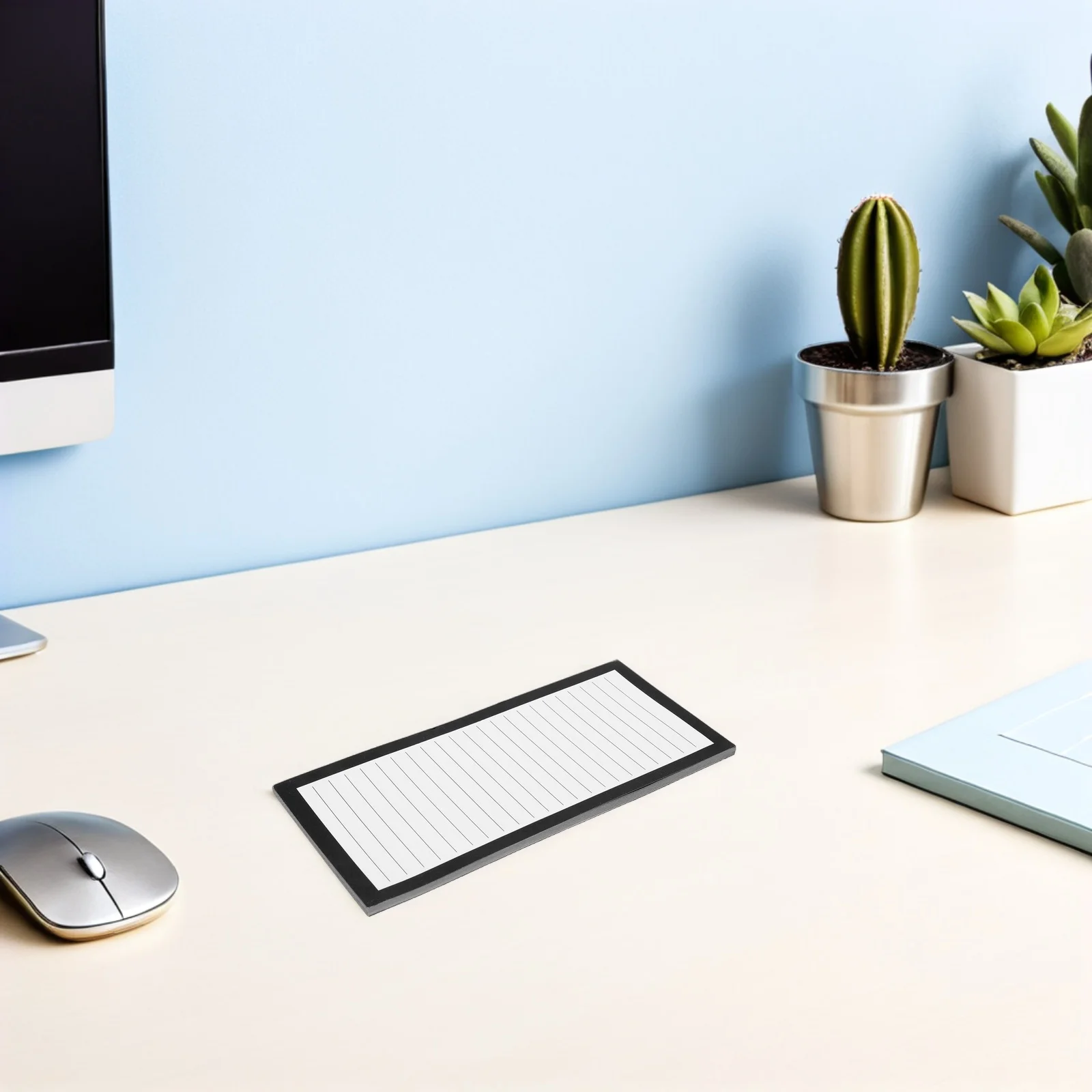 8pcs Retro Magnetic Notepad For Fridge 50 Sheets Lined Memo Pad Full Magnet Backing Grocery List Notepad Reusable Planner