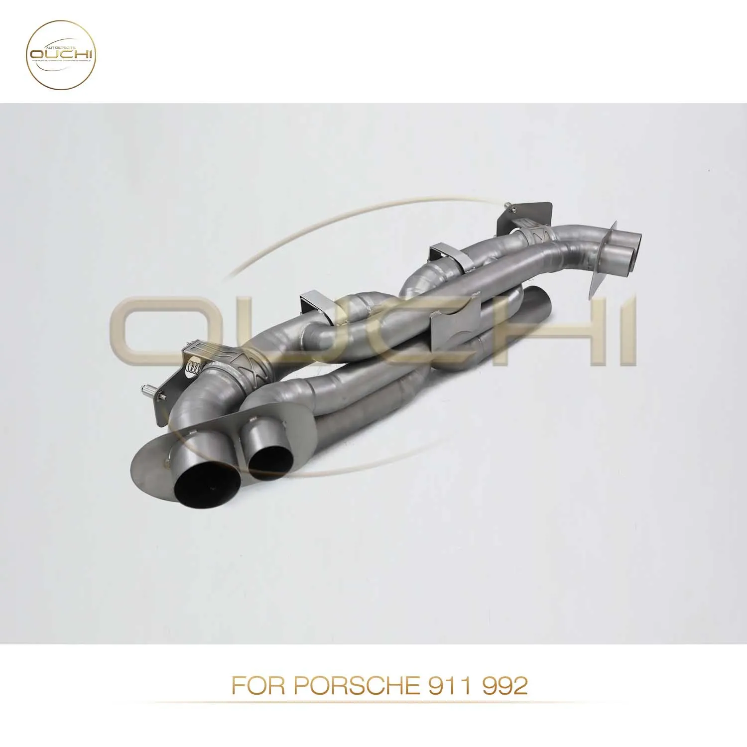 

Ouchi Titanium Alloy Catback Exhaust System For Porsche 911 992 Sandblast Catback High Performance Automotive Parts