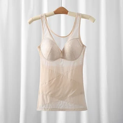 Tops For Women Tummy Control Slimming Underwear Body Con Corset Bra Vest With Gathered Bottom Shapewear