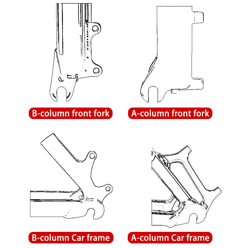 Disc Brake Mount Adapter MTB Ultralight Bracket IS PM A B to PM A Bicycle Disc Brake Adaptor for 140 160 180 203mm rotor