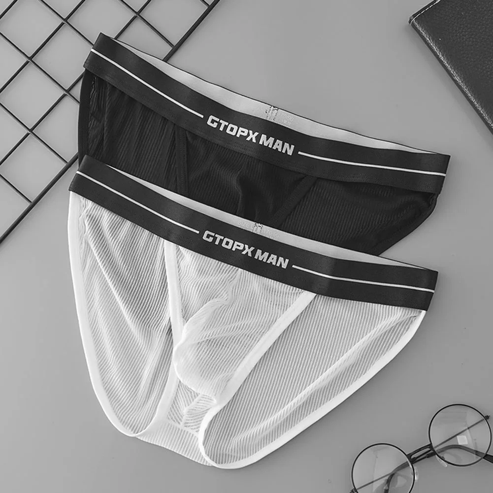 

Мужское сексуальное нижнее белье, прозрачные сетчатые трусы, дышащие трусы с низкой посадкой, дышащие сетчатые сексуальные треугольные брюки