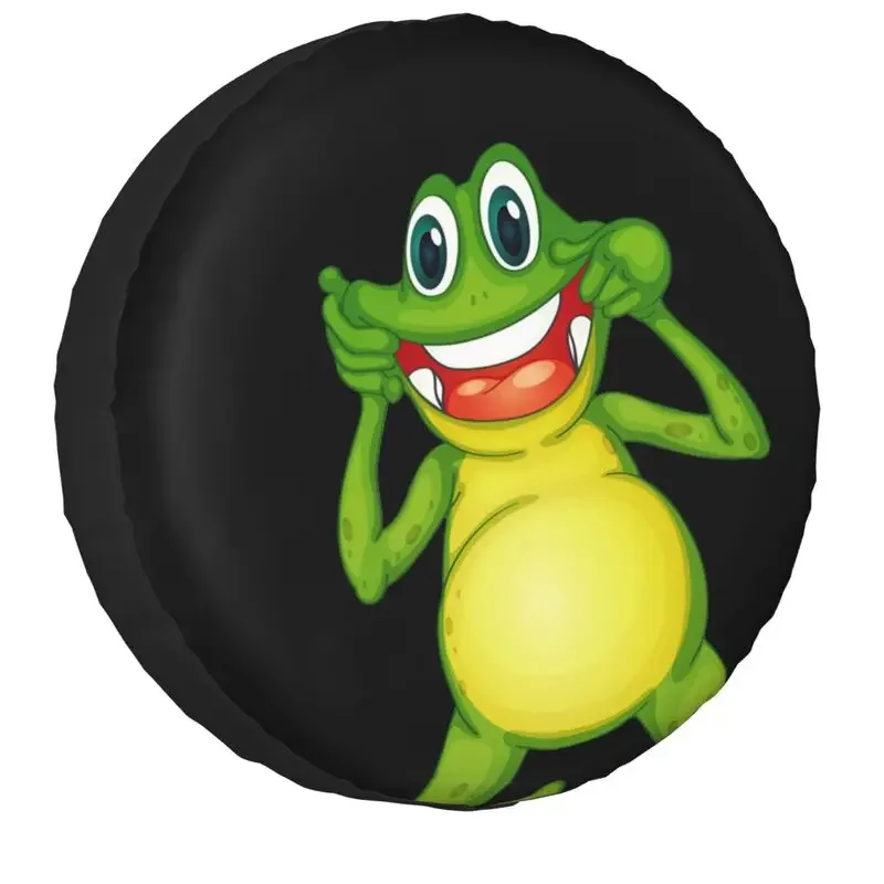 Funny Frog Spare Tire Cover Fit for Mitsubish Cartoon SUV RV 4WD Car Wheel Protectors Accessories 14