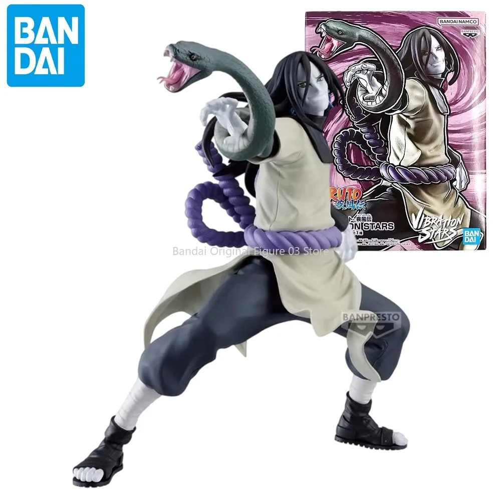

Bandai Original Banpresto Anime Naruto Vibration Stars Orochimaru VS PVC Action Figure Model Collection Toy Doll Gitts